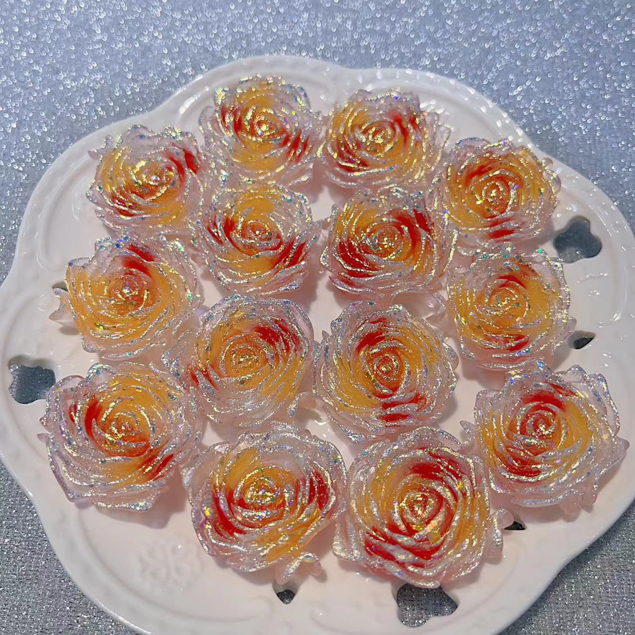 blink Luminous Rose Flower  ( 36mm )