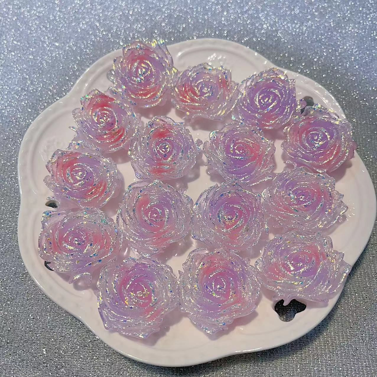 blink Luminous Rose Flower  ( 36mm )