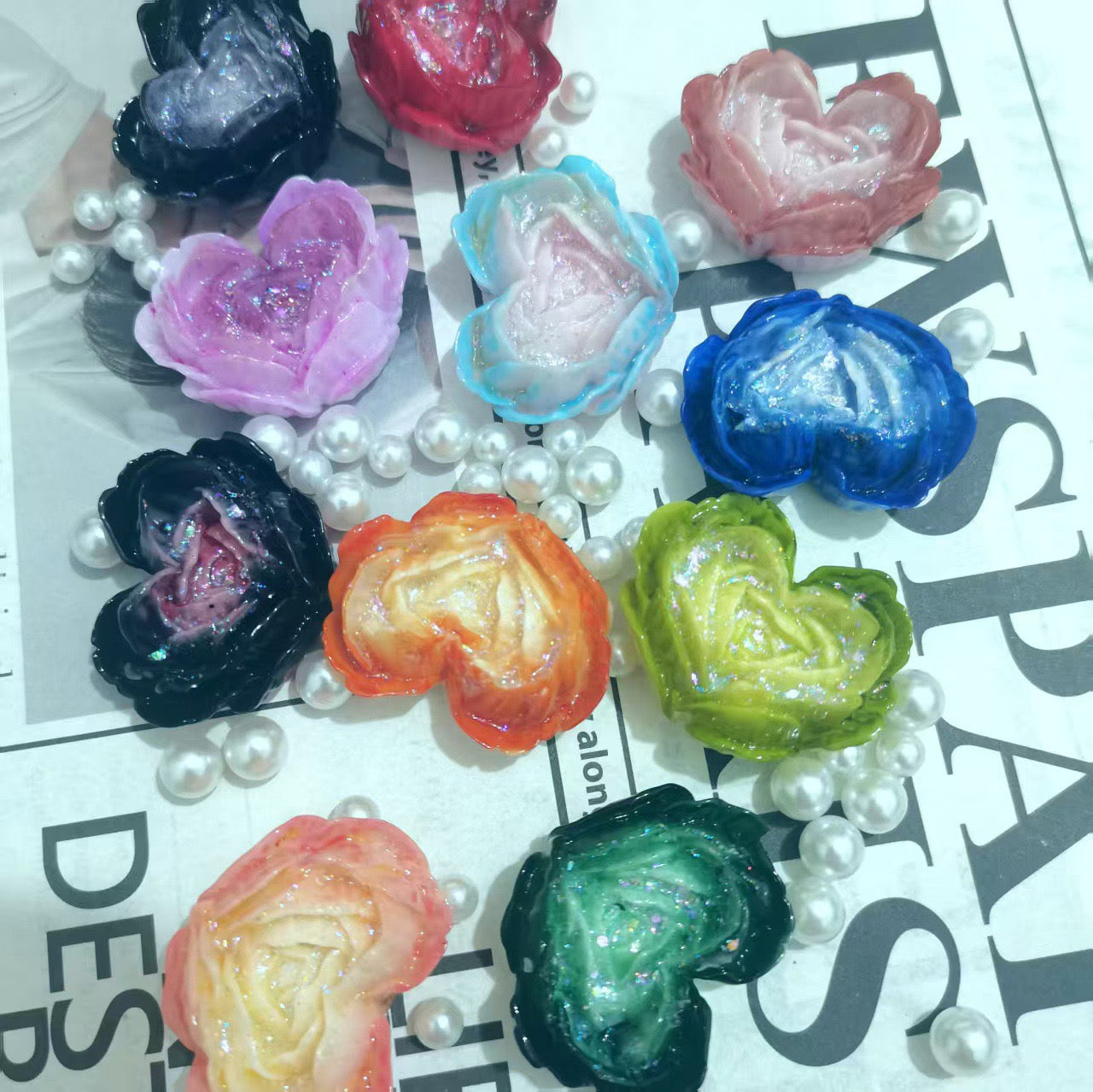 blink Luminous Heart Flower ( 36mm*29mm )