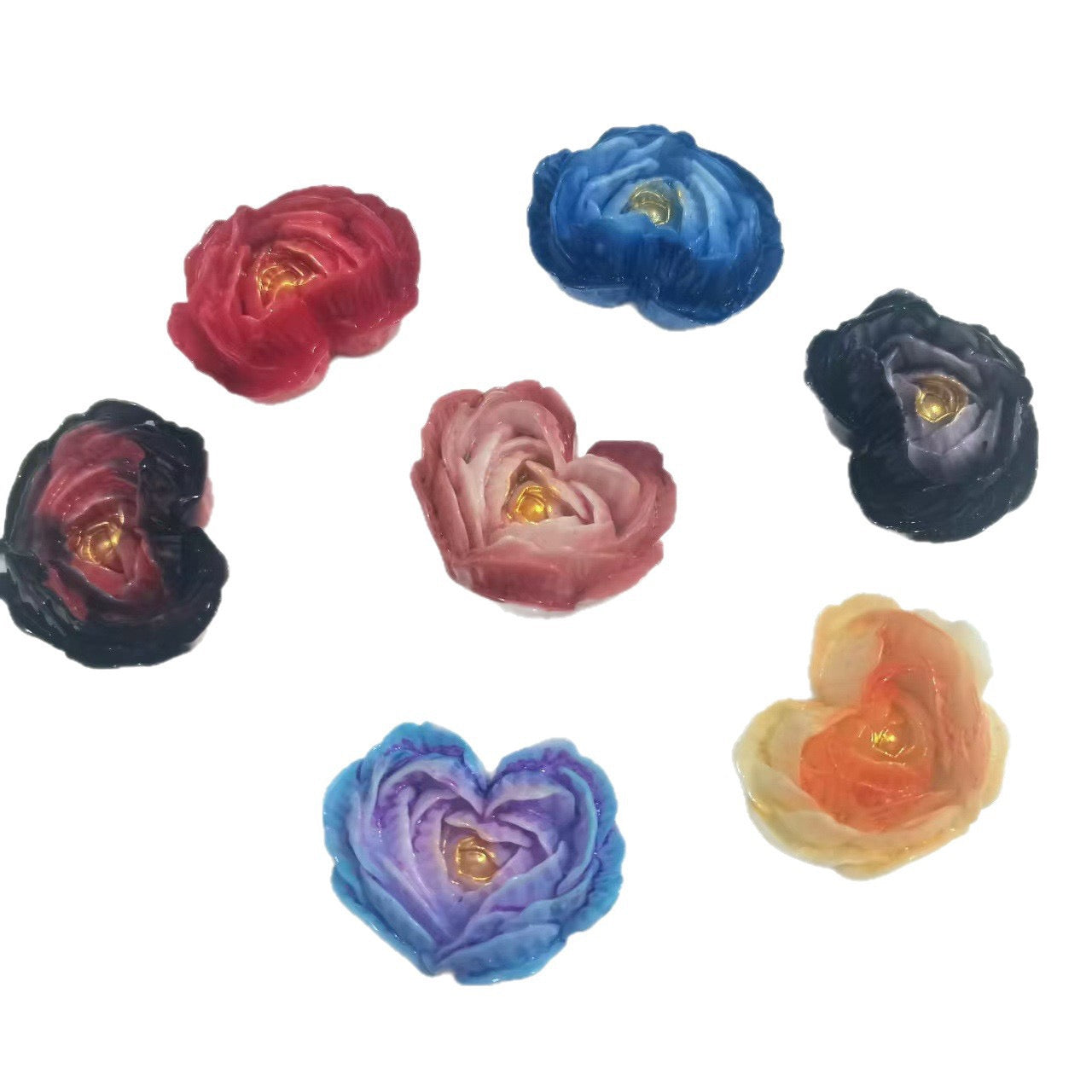 Heart Flower ( 37mm*30mm )