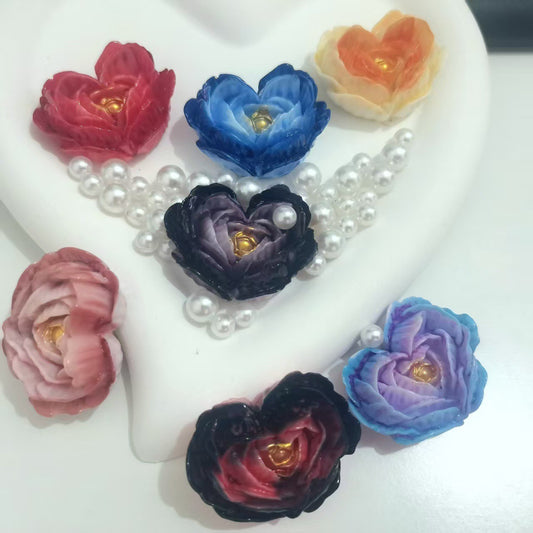 Heart Flower ( 37mm*30mm )