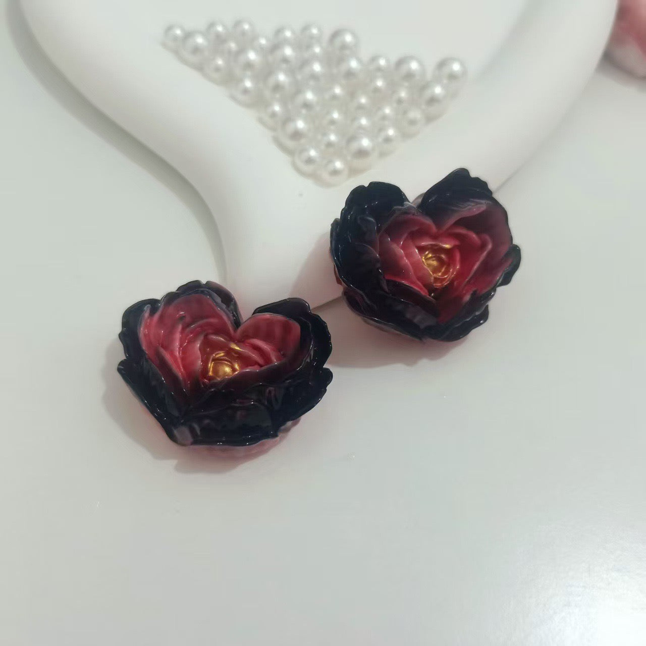 Heart Flower ( 37mm*30mm )