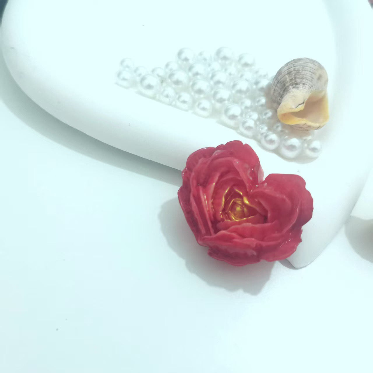 Heart Flower ( 37mm*30mm )