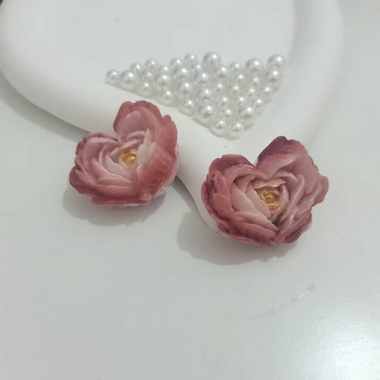 Heart Flower ( 37mm*30mm )