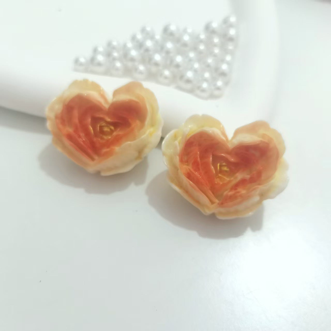 Heart Flower ( 37mm*30mm )