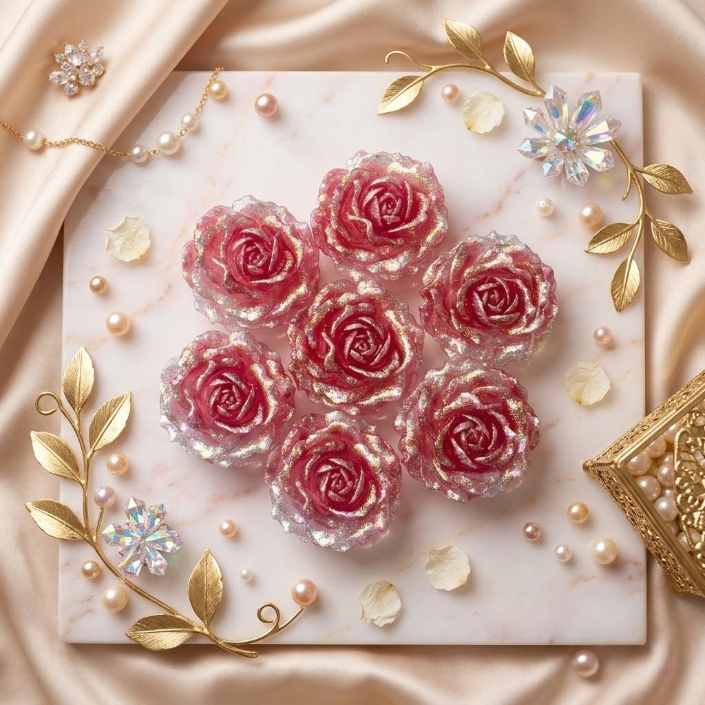 blink Luminous Rose Flower ( 36mm )