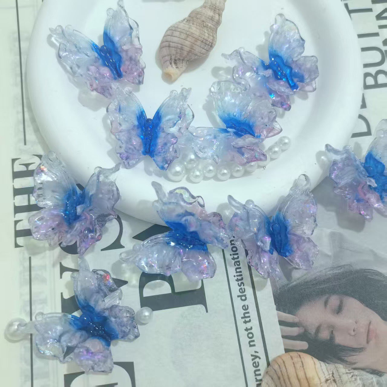 Double-layered butterflye( 36mm*37mm )