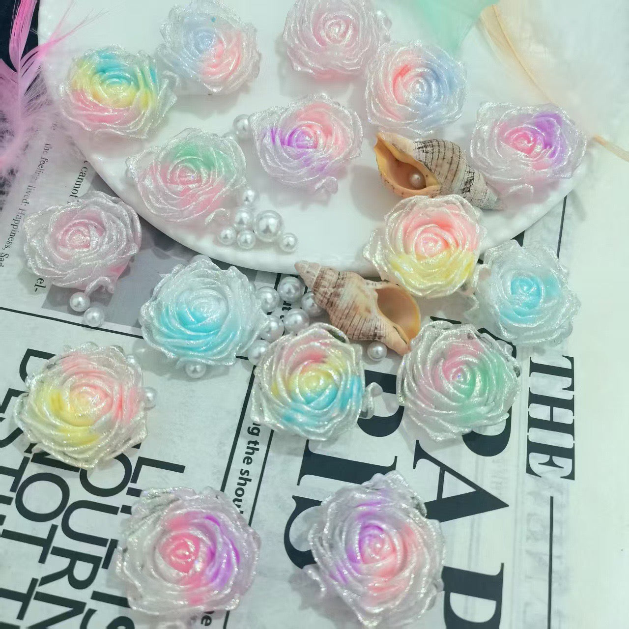 blink Luminous Rose Flower ( 36mm )