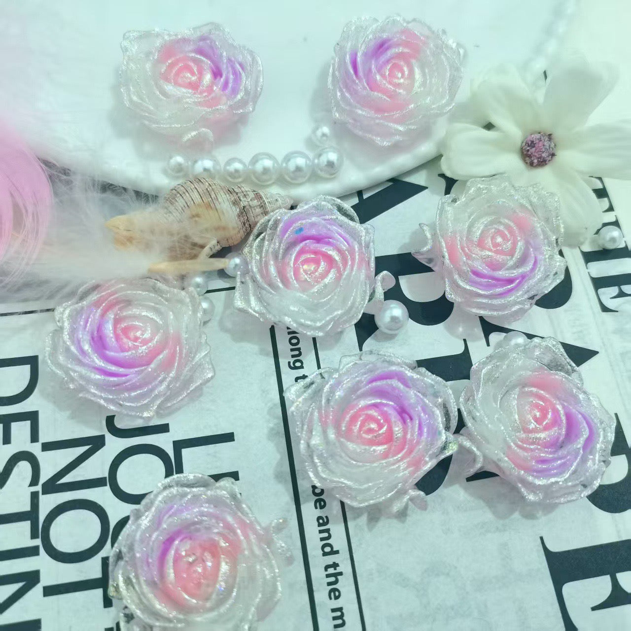 blink Luminous Rose Flower ( 36mm )