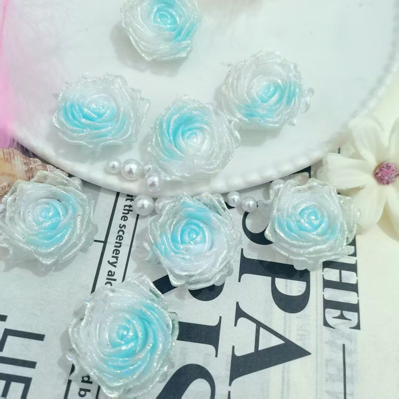 blink Luminous Rose Flower ( 36mm )