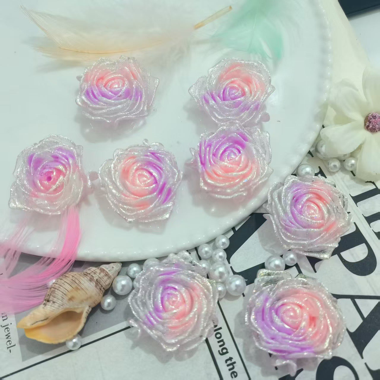 blink Luminous Rose Flower ( 36mm )