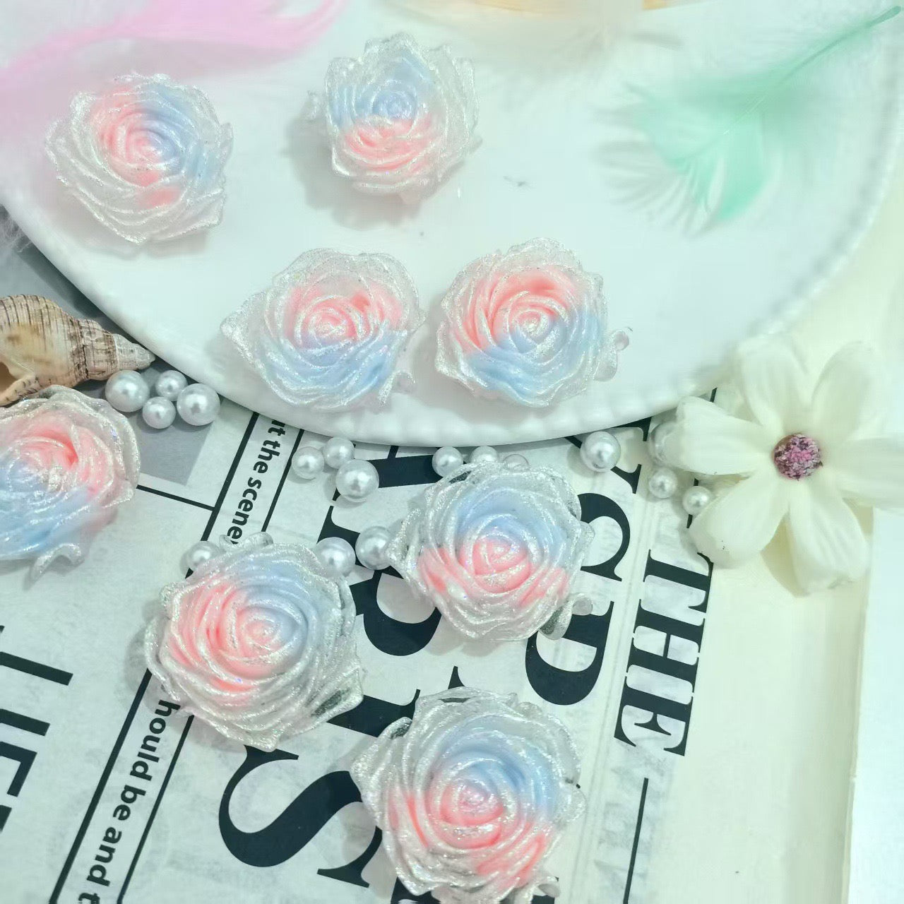 blink Luminous Rose Flower ( 36mm )