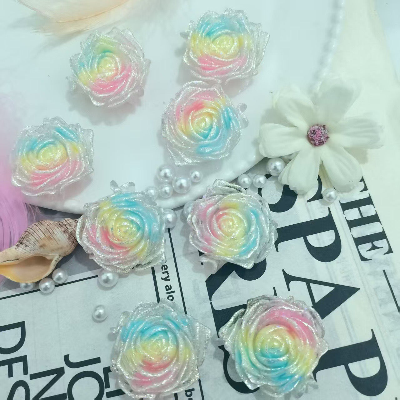 blink Luminous Rose Flower ( 36mm )