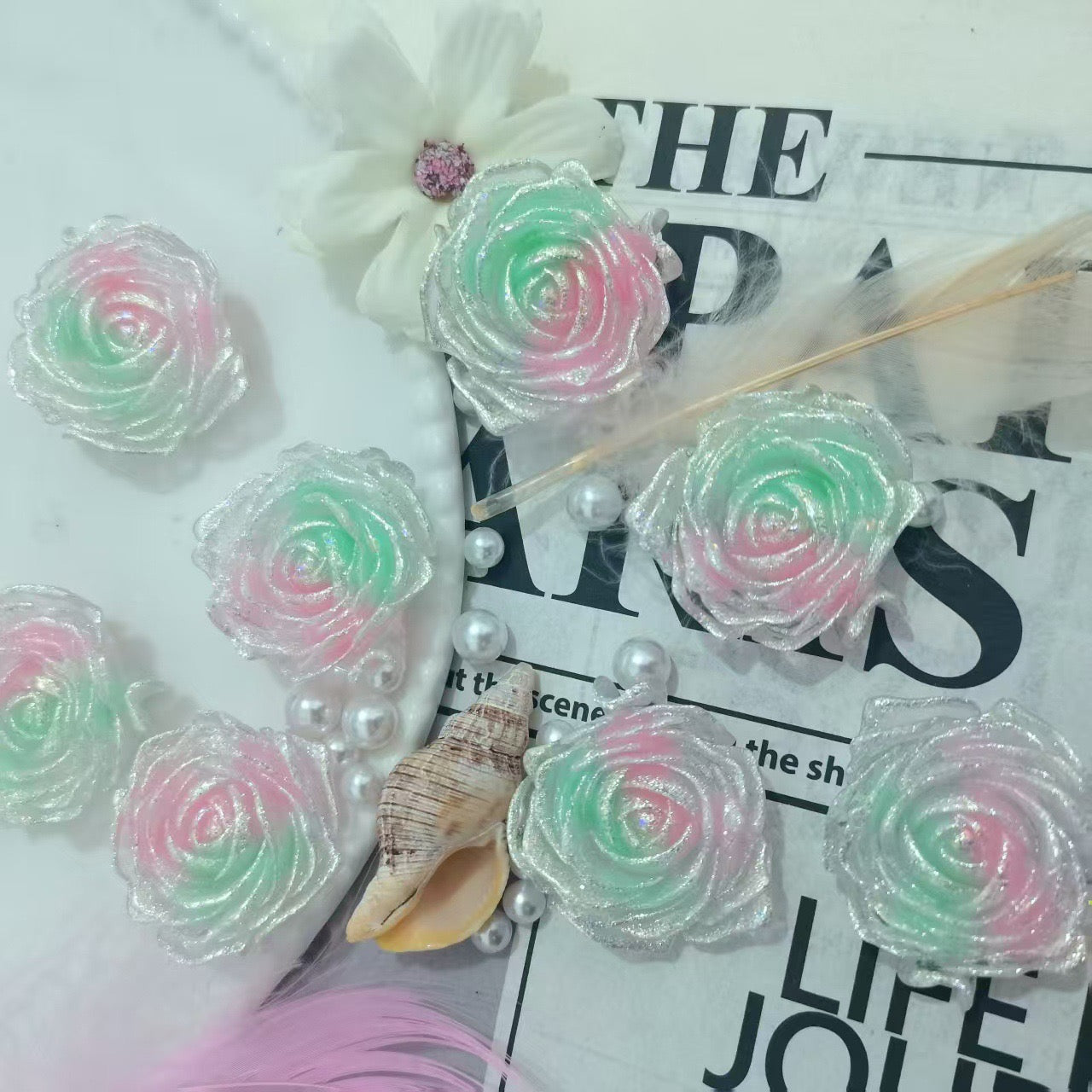 blink Luminous Rose Flower ( 36mm )