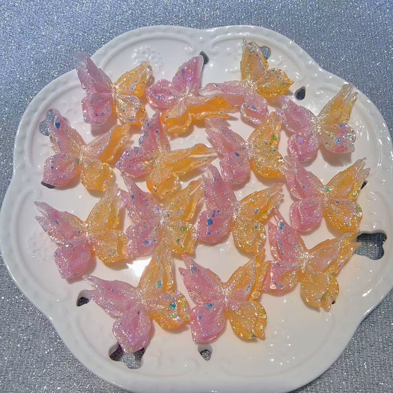 Butterfly Charms ( 34mm*32mm )