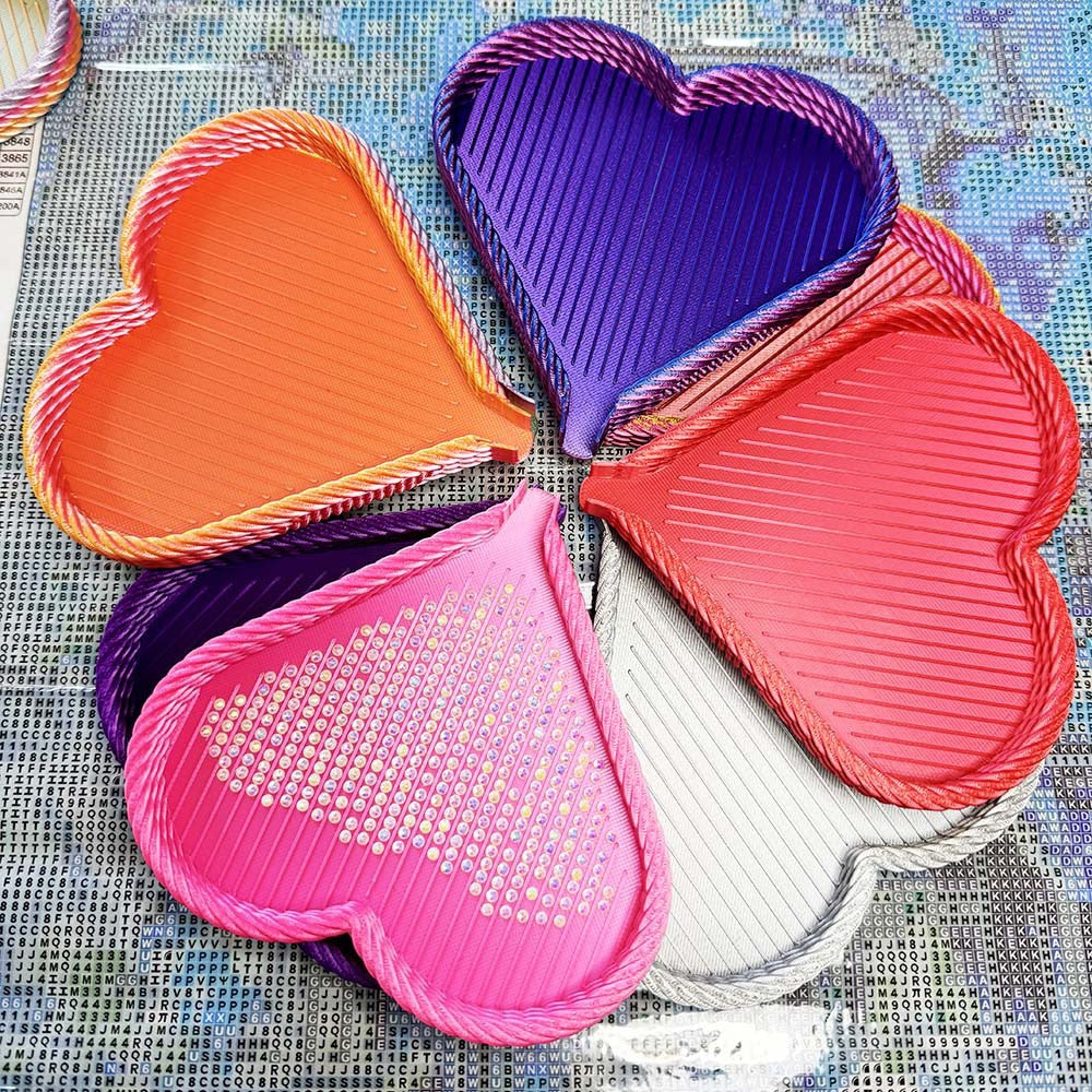 DIY Heart Diamond Tray