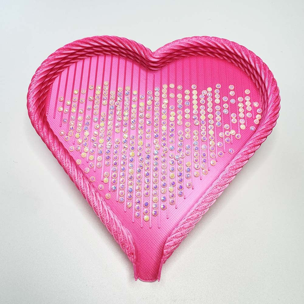 DIY Heart Diamond Tray