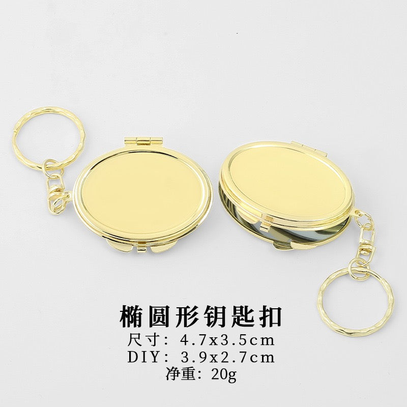 Keychain DIY Small Mirror