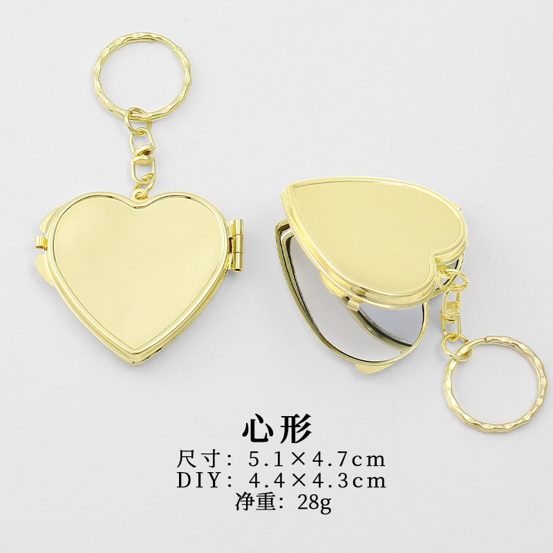 Keychain DIY Small Mirror