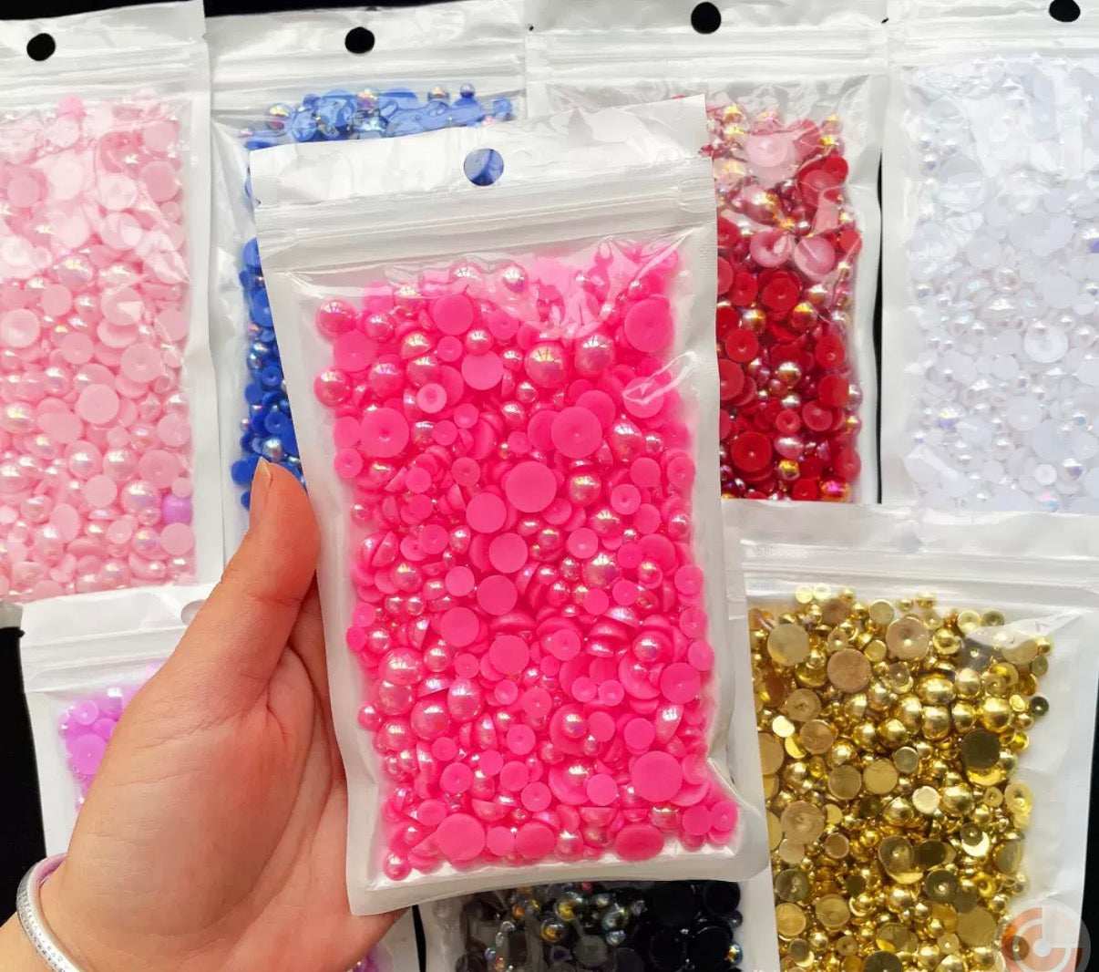 Mixed size pearl 3mm-10mm - 30G